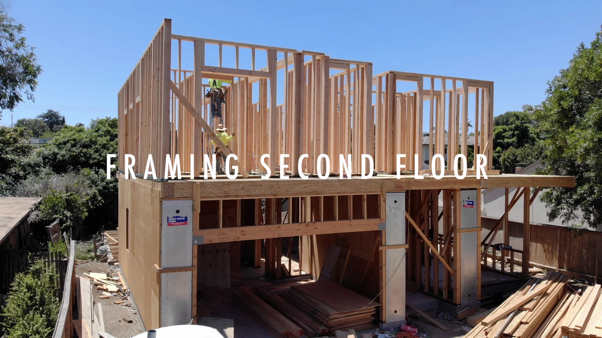 Framing Second Floor