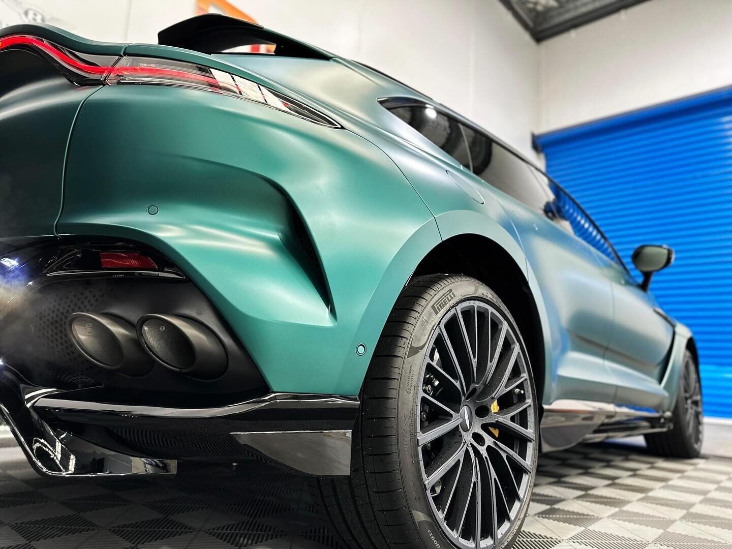 Unleashing the Beast!  Wrapped this stunning Aston Martin DBX 707 in the slickest matte PPF armour to keep it pristine and ready to turn heads. Who's up for a spin?