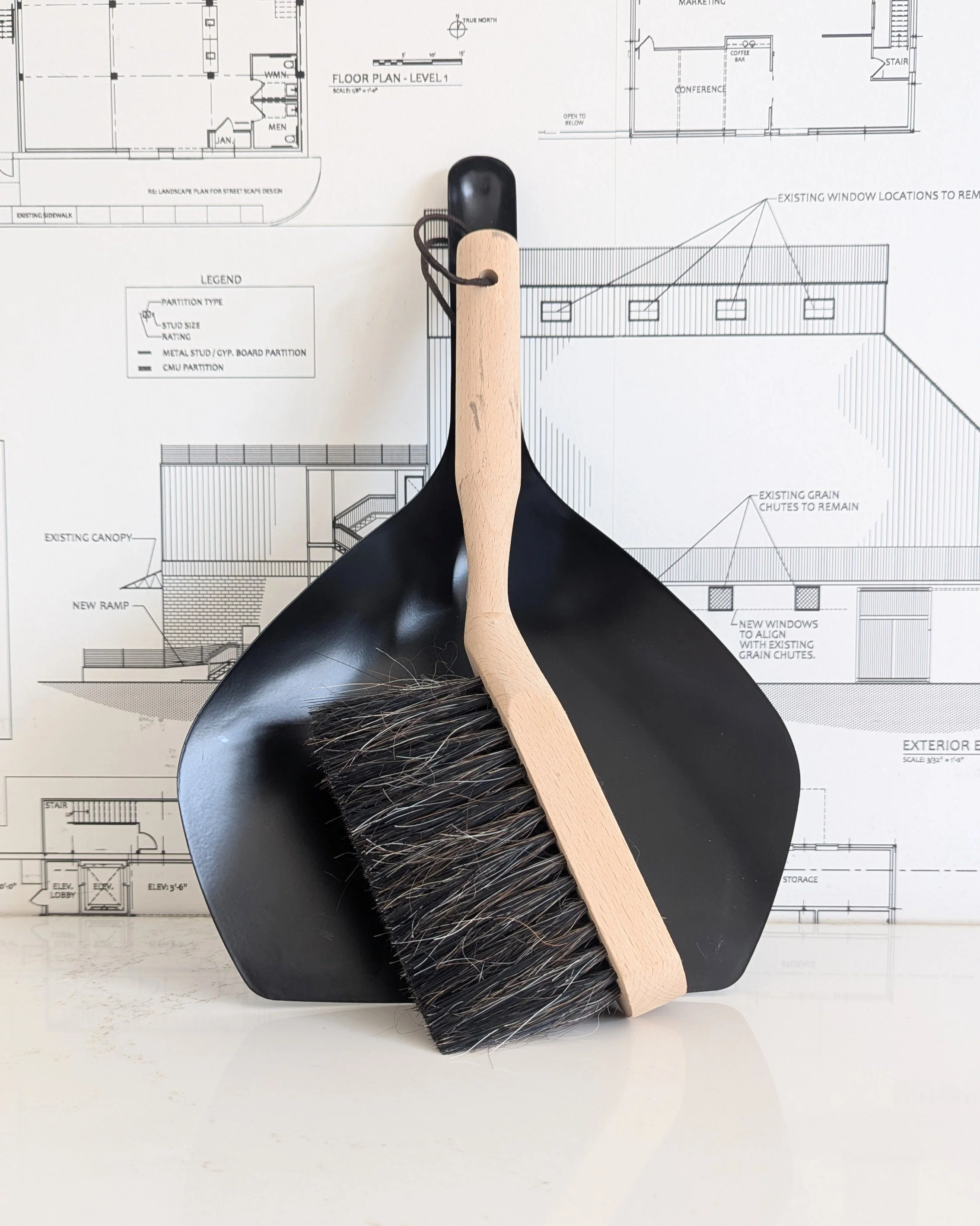 Scandi Dust Pan & Brush