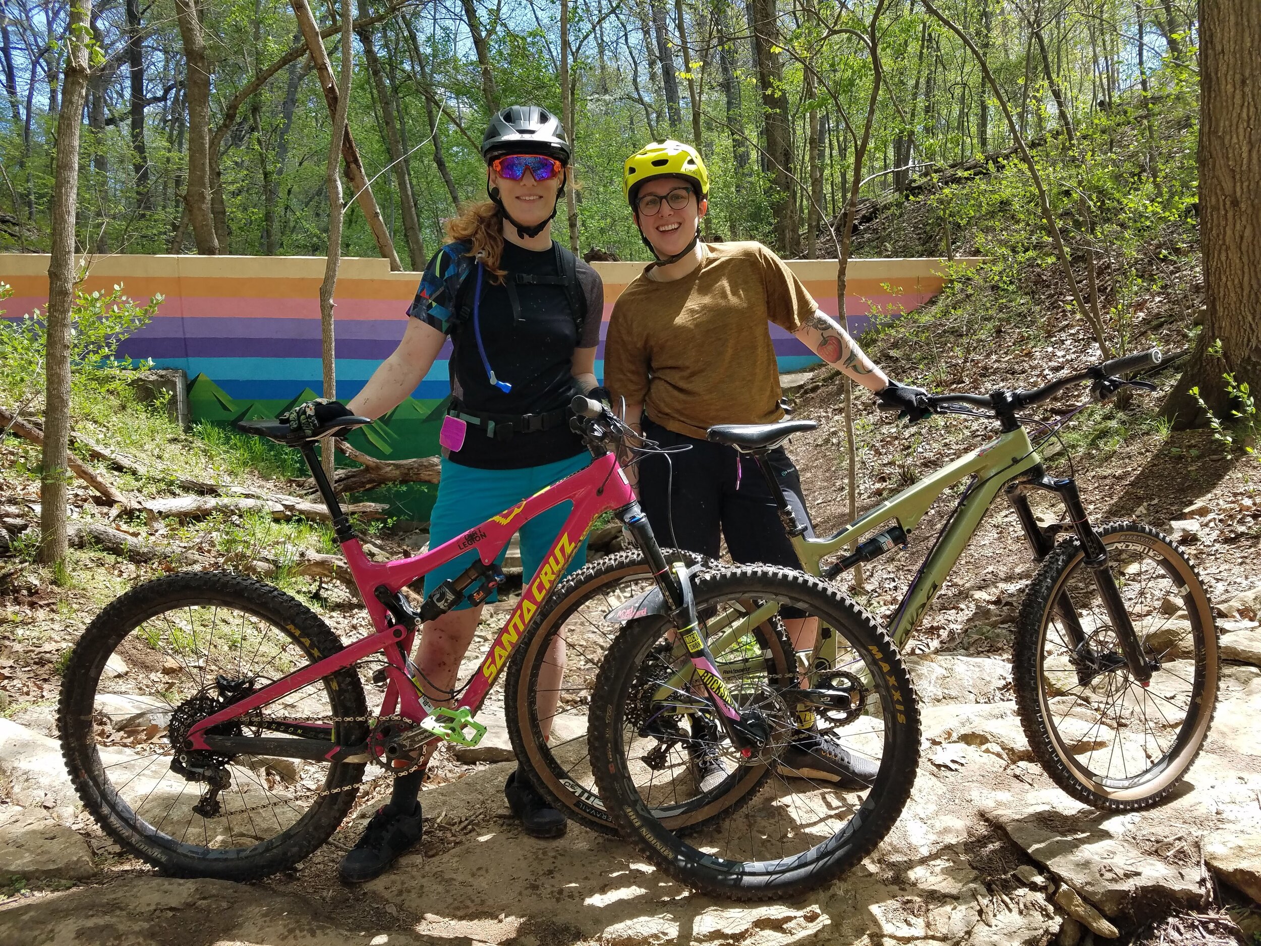 Ash Murray (right) and Steph Aich (left)
