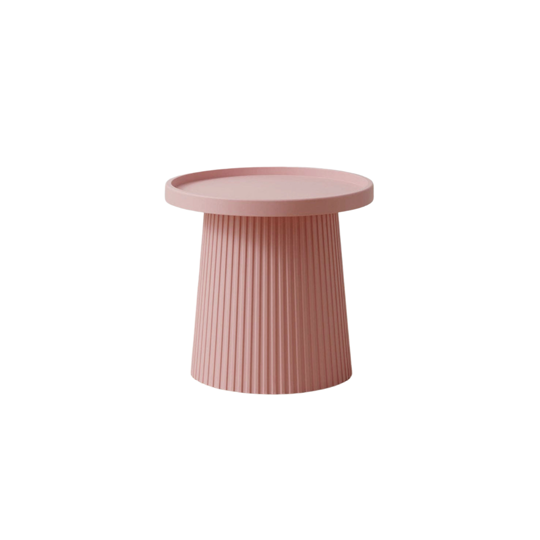 laura pink side table wedding lounge