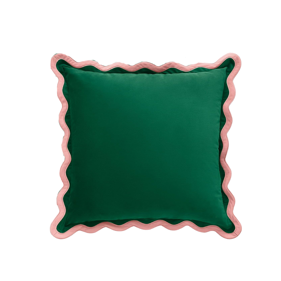 Rent Pink/Green Wavy Pillow