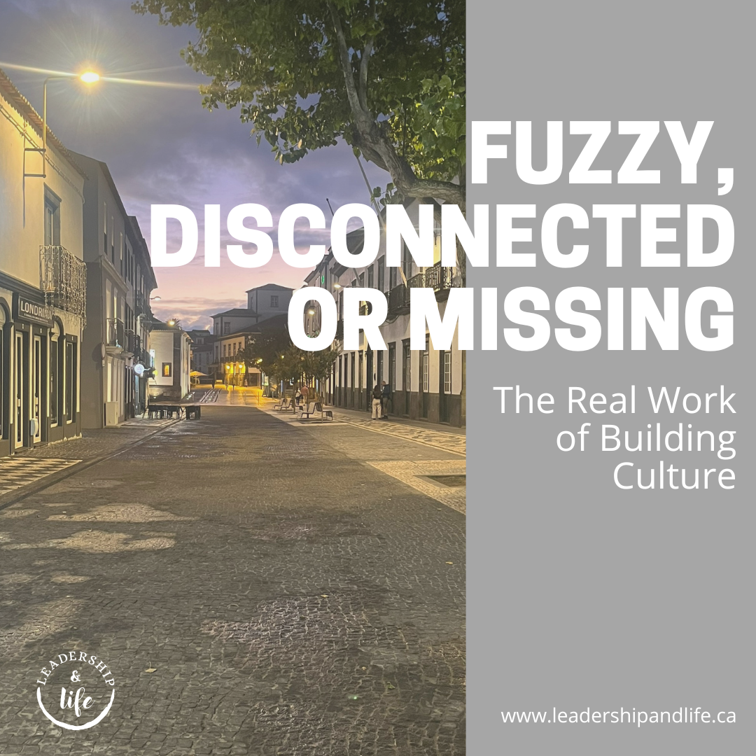 Fuzzy, Disconnected, or Missing: The Real Work of Building Culture