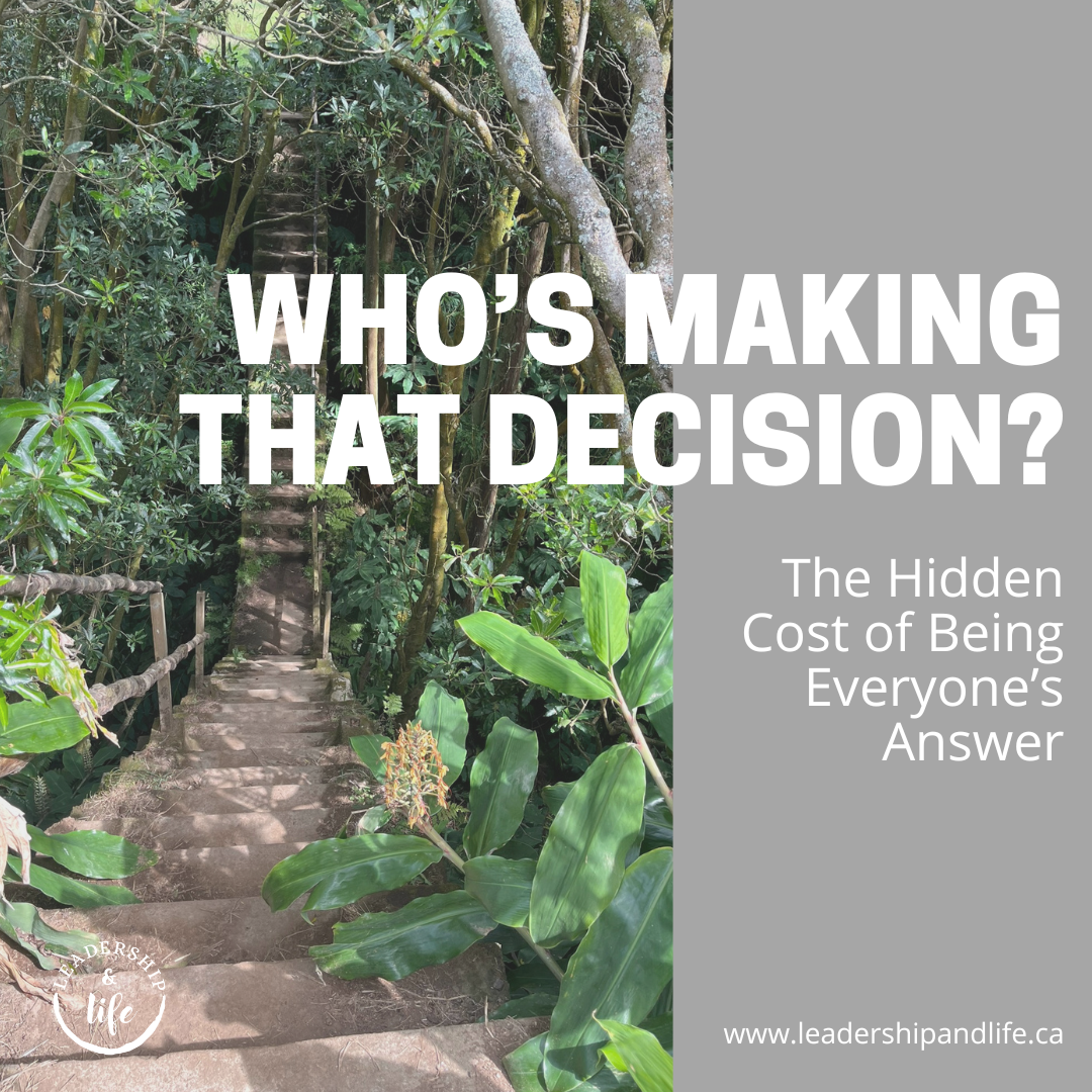 Who's Making That Decision?The Hidden Cost of Being Everyone's Answer
