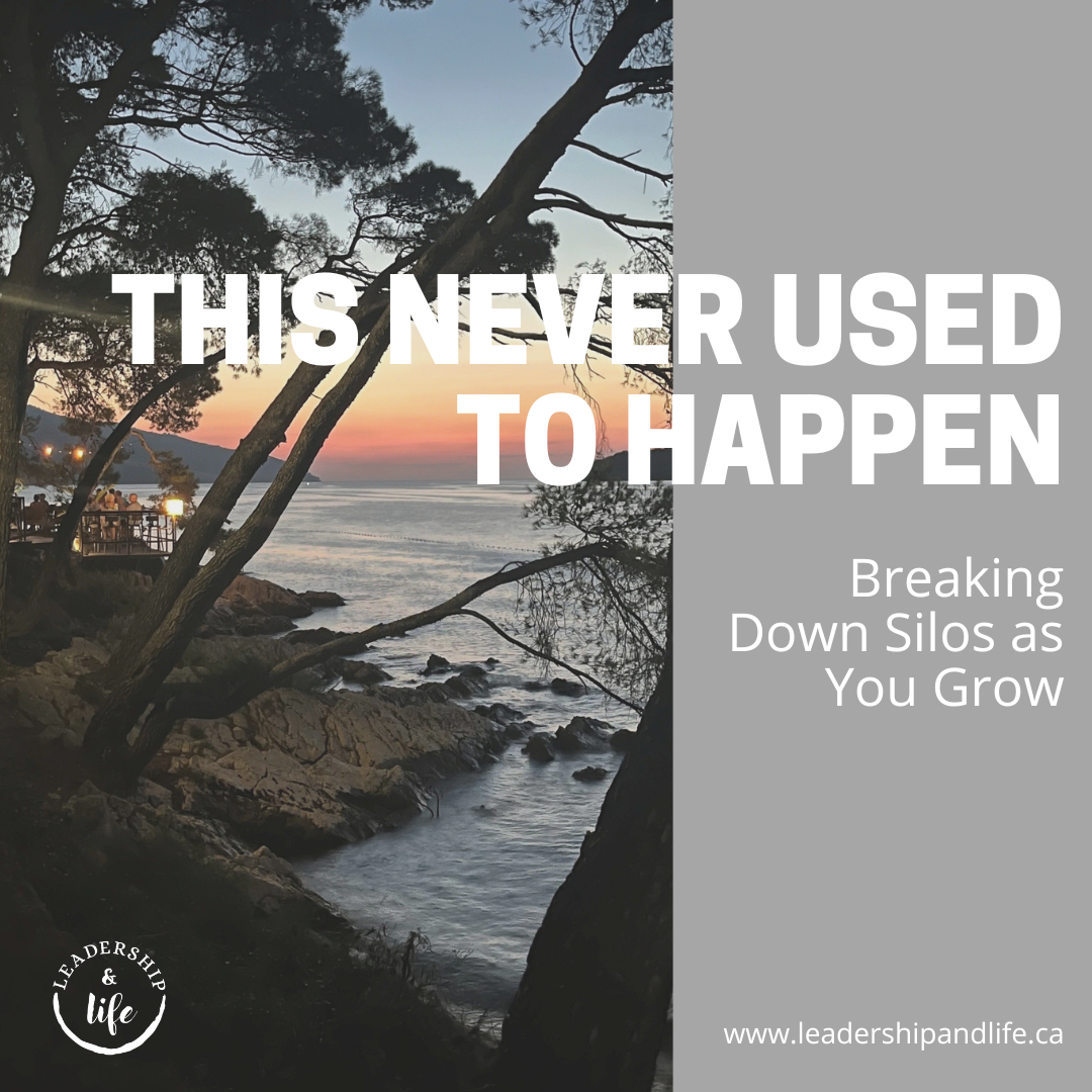 This Never Used to Happen: Breaking Down Silos as You Grow