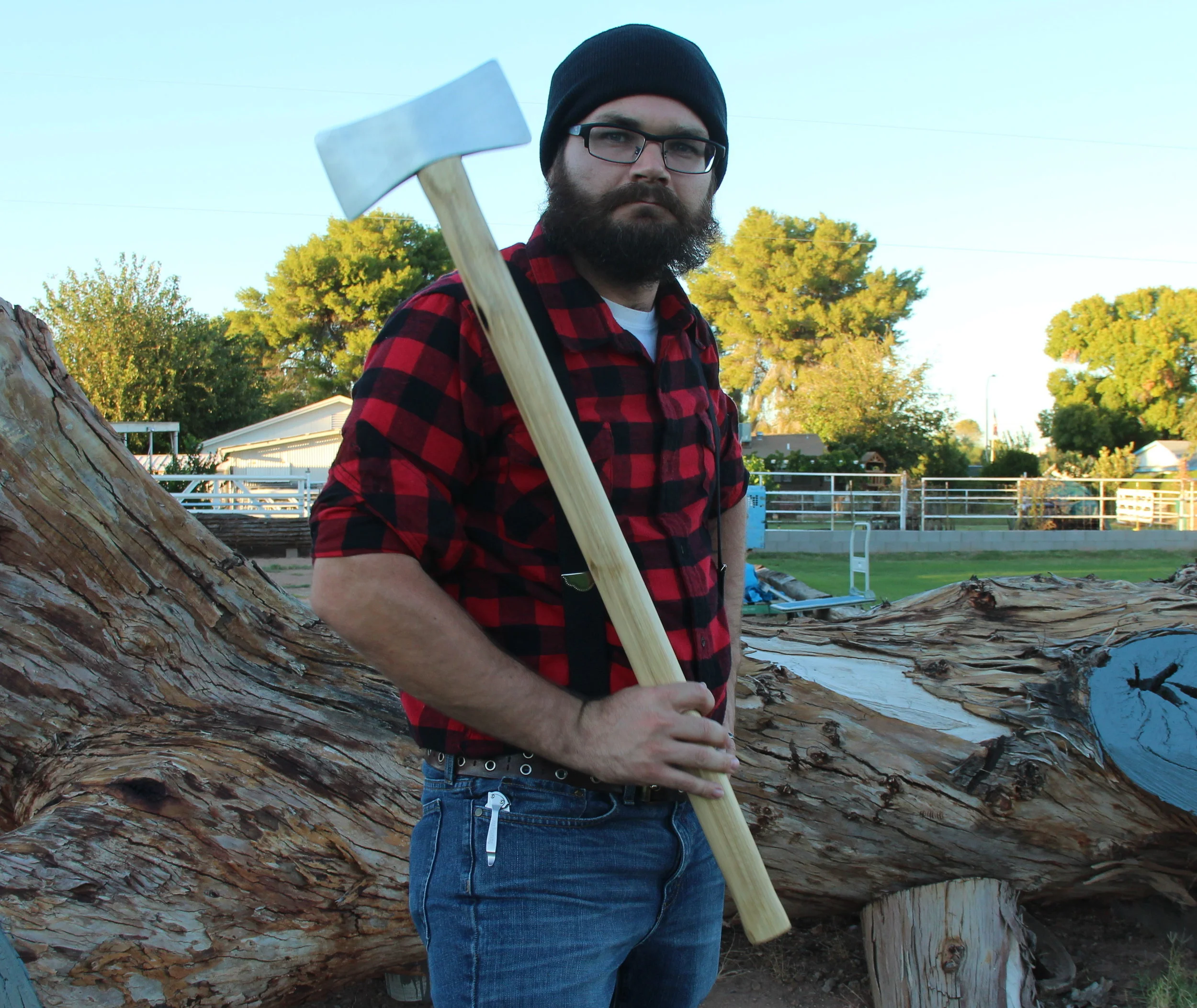 Wooden Ax for a Desert Lumberjack