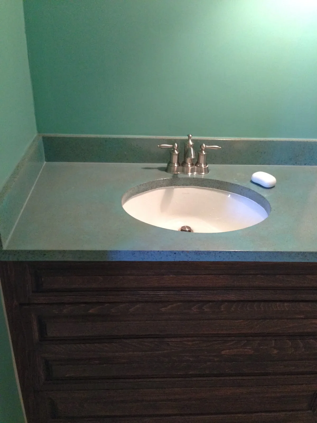 Concrete Counter w/Undermount Sink - 2