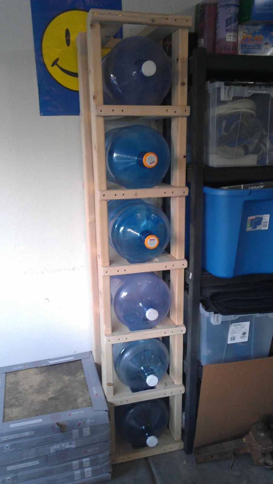 5 Gallon Water Jug Storage