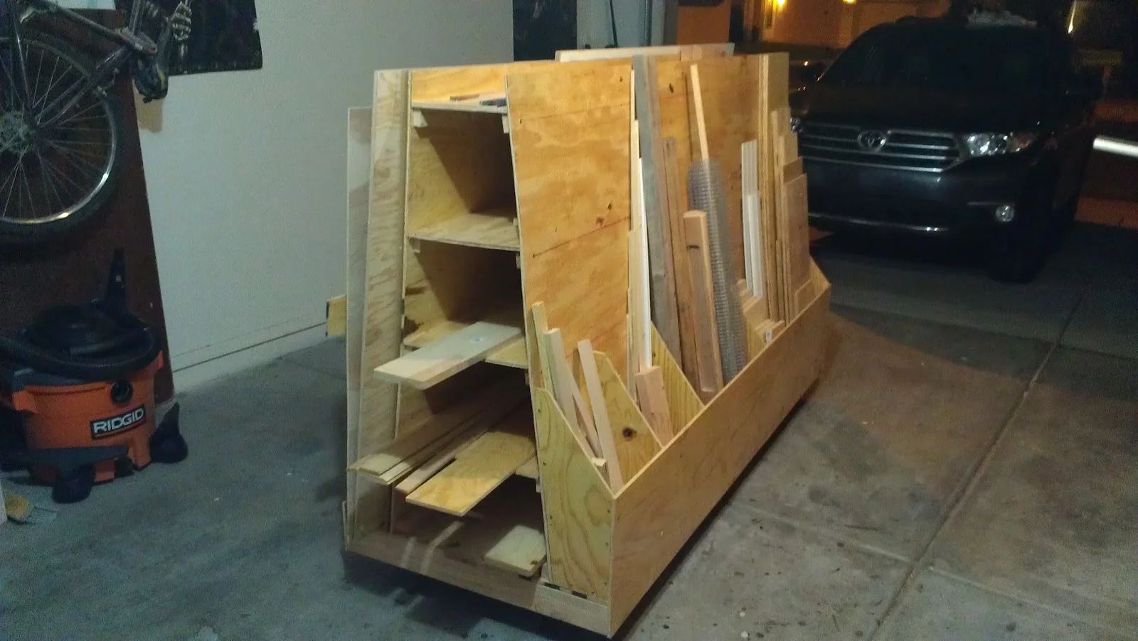 Wood Storage Cart