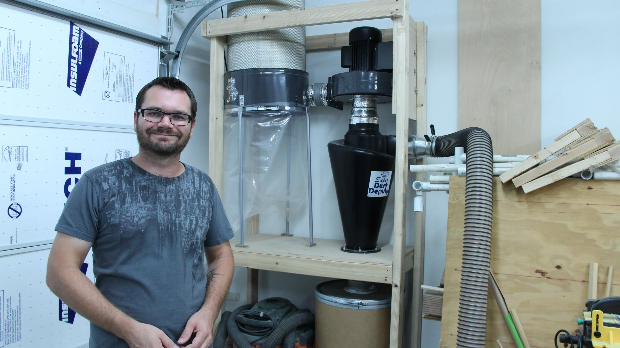 Harbor Freight Dust Collector 2 Stage Cyclone Modification