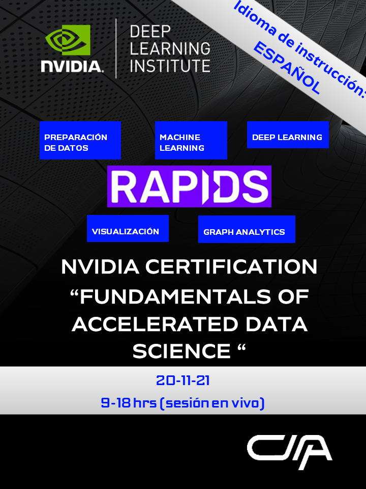 NVIDIA CERTIFICATION  “Fundamentals of Accelerated Data Science“
