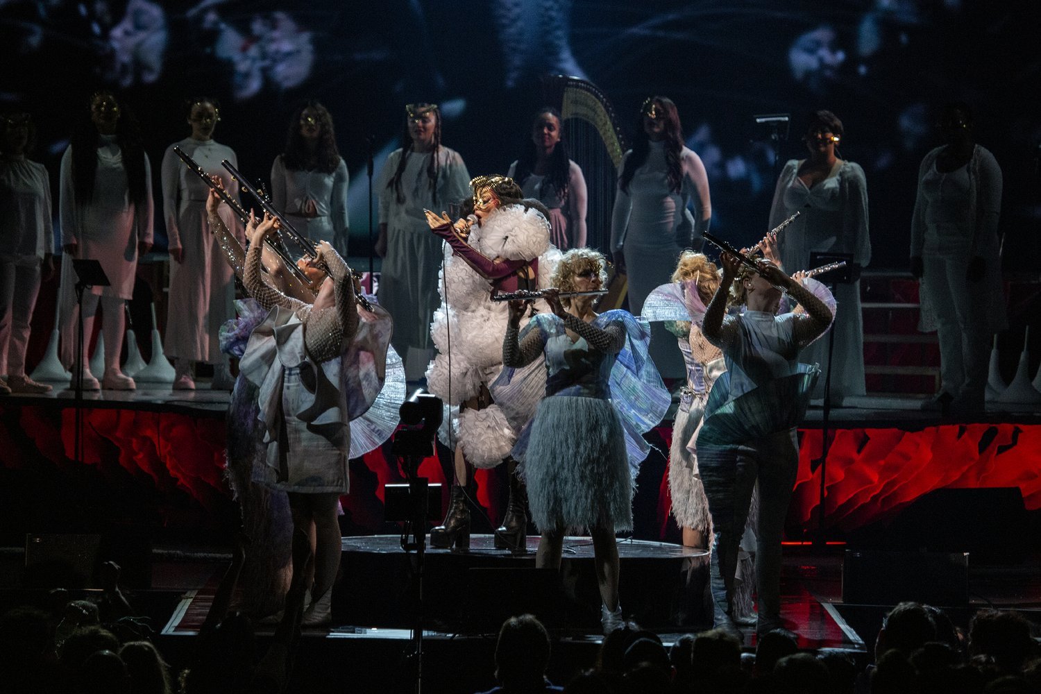 Molly with Björk and Viibra at Shrine Auditorium