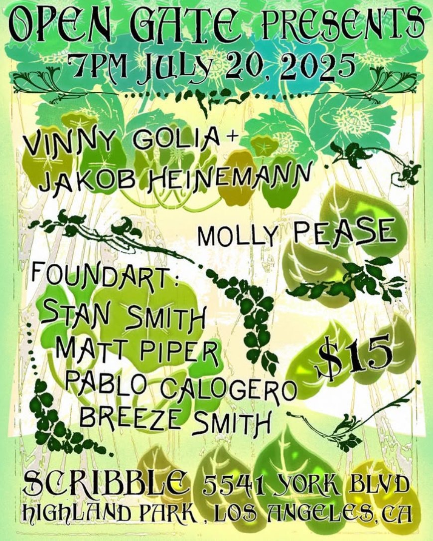 Open Gate Concert Series @ Scribble