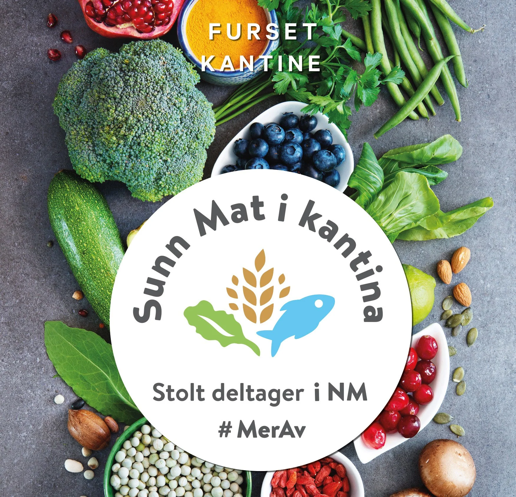 Vi er med på NM i sunn mat i kantinen!