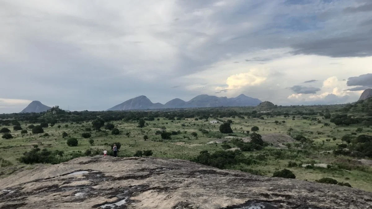 Standing on Owerya Rock , meaning a uthority