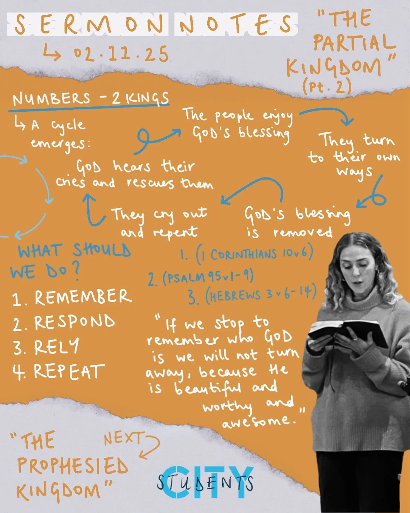 Happy Monday! It was great to see you yesterday as we heard from Andy Cottingham (not pictured here 😅 we&rsquo;re catching up on the wonderful Emma Gregg&rsquo;s preach from a few weeks ago!!) And if yesterday wasn&rsquo;t enough, we&rsquo;re back ⭐