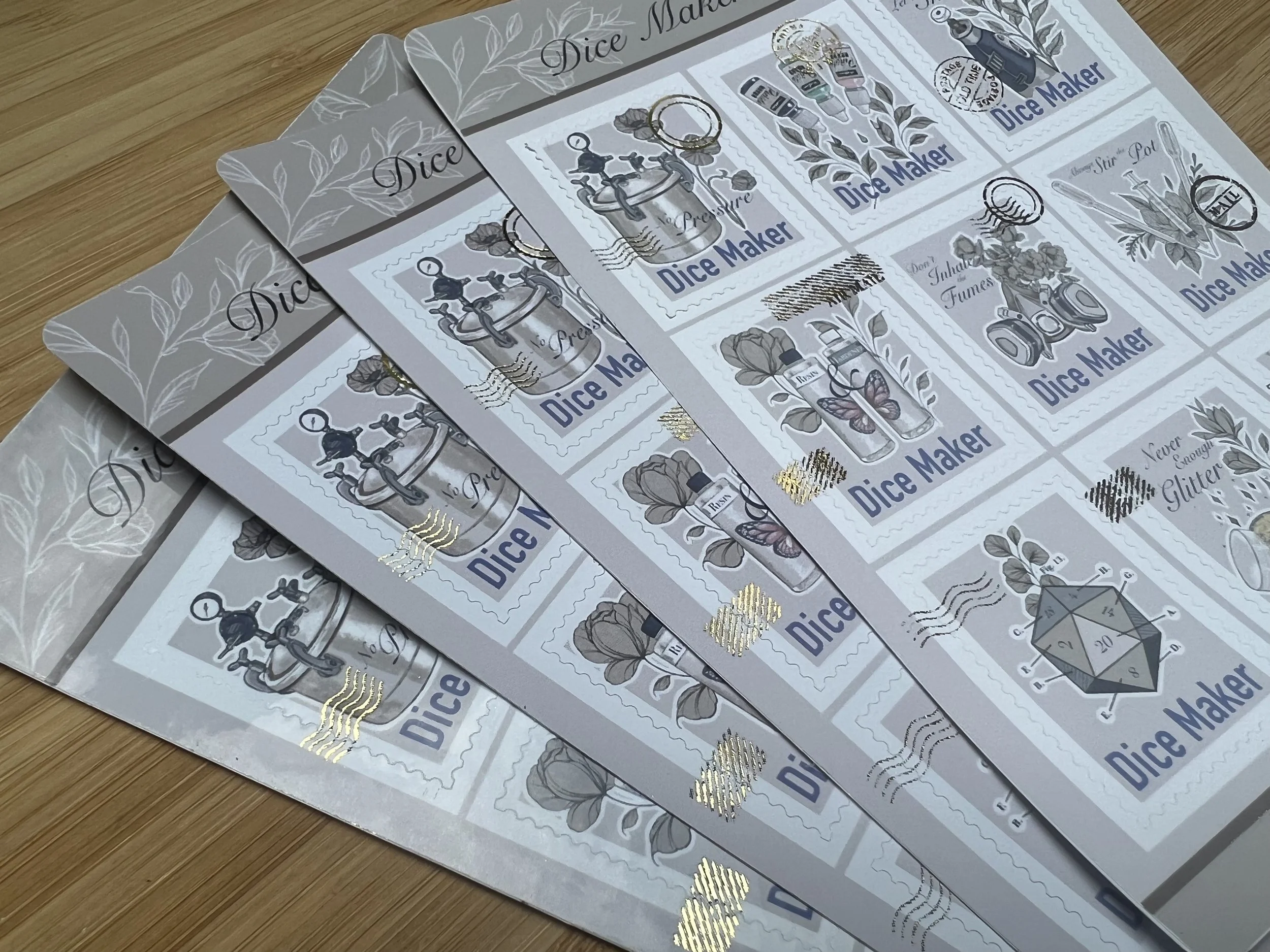 Dice Maker's Toolkit - 5x Sticker Sheets