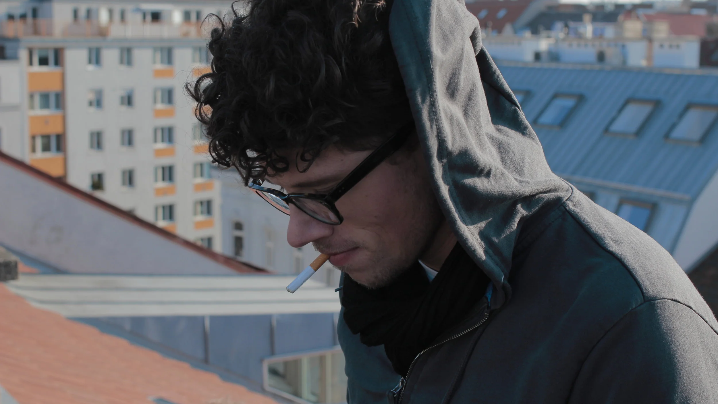 ON A ROOF