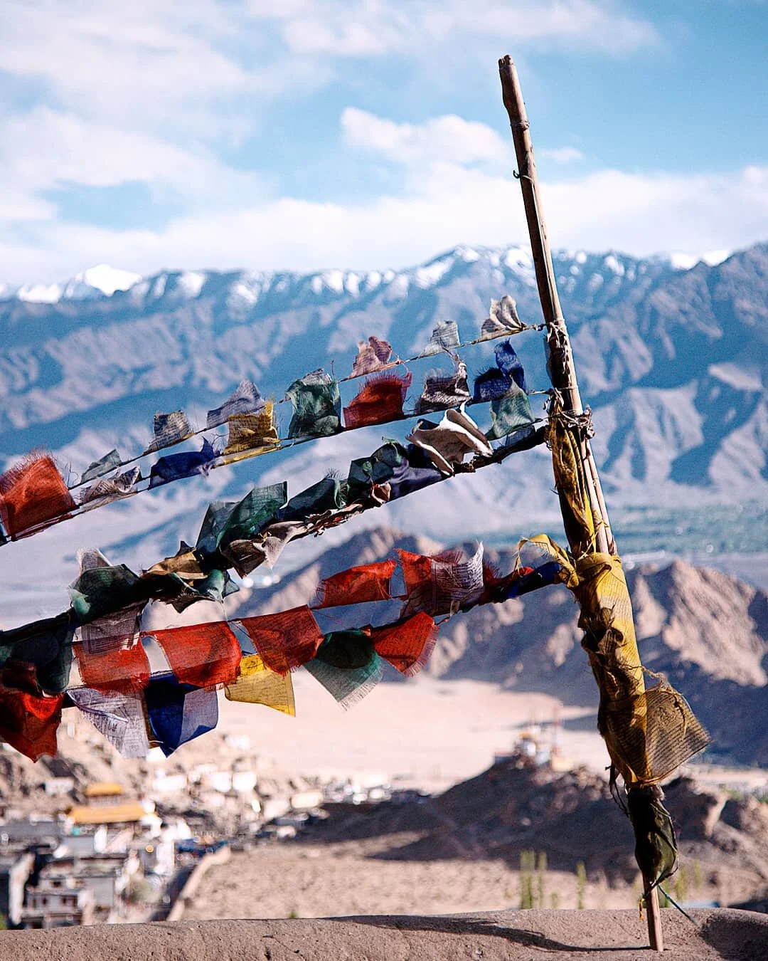 Let your whispered prayers fill the wind - Leh, Ladakh