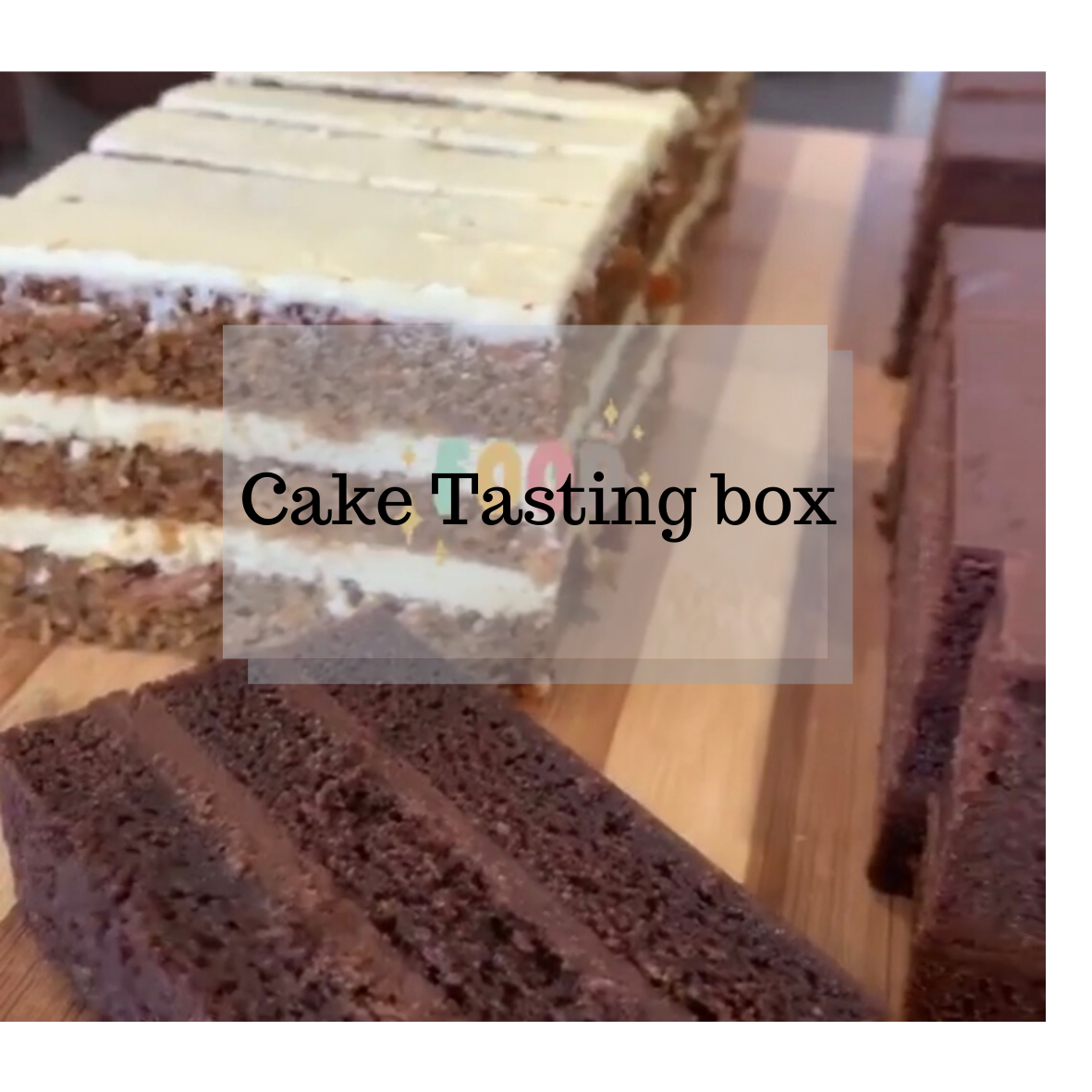 Cake Tasting Box 