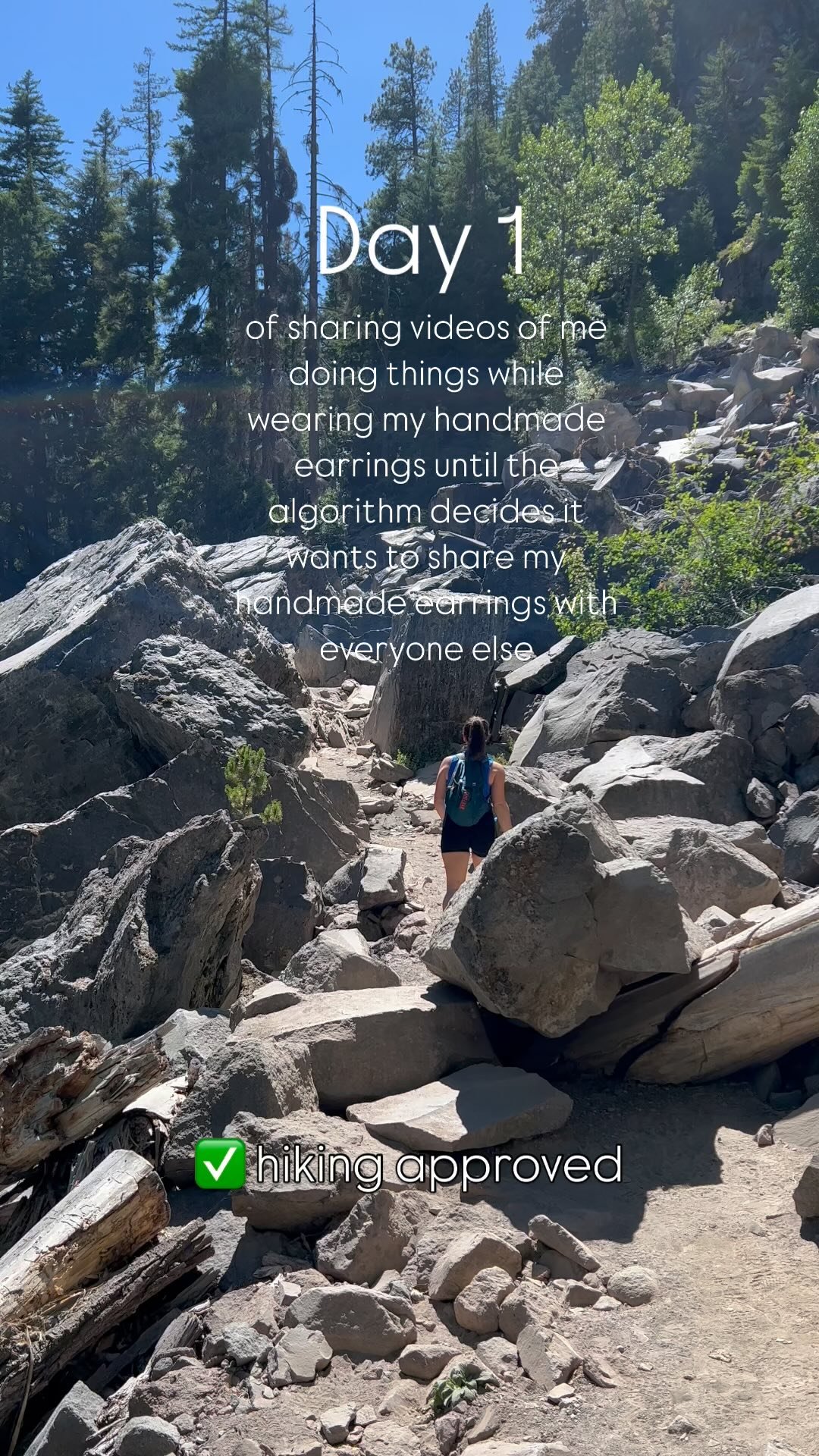 The struggle is reel. See what I did there?
#smallbusinesslove #HandmadeEarrings #Studs #WomenWhoAdventure #AdventurousWomen #WomenWhoHigh #HikingWomen #GetOutside
#smallbusiness #contentcreationtips #contentcreatorlife #lifeofasmallbusinessowner #w