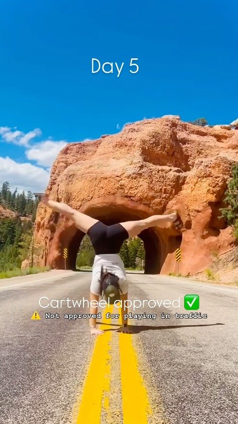 More things you can do while wearing @alyssakatedesigns studs. But always check for cars first 🚗
#handmadestuds #earringsforactivewomen #earringforeveryday
#Cartwheels #Adventure #Utah #SouthernUtah #RoadTrip #AdventureTime #ArtistsWhoAdventure #