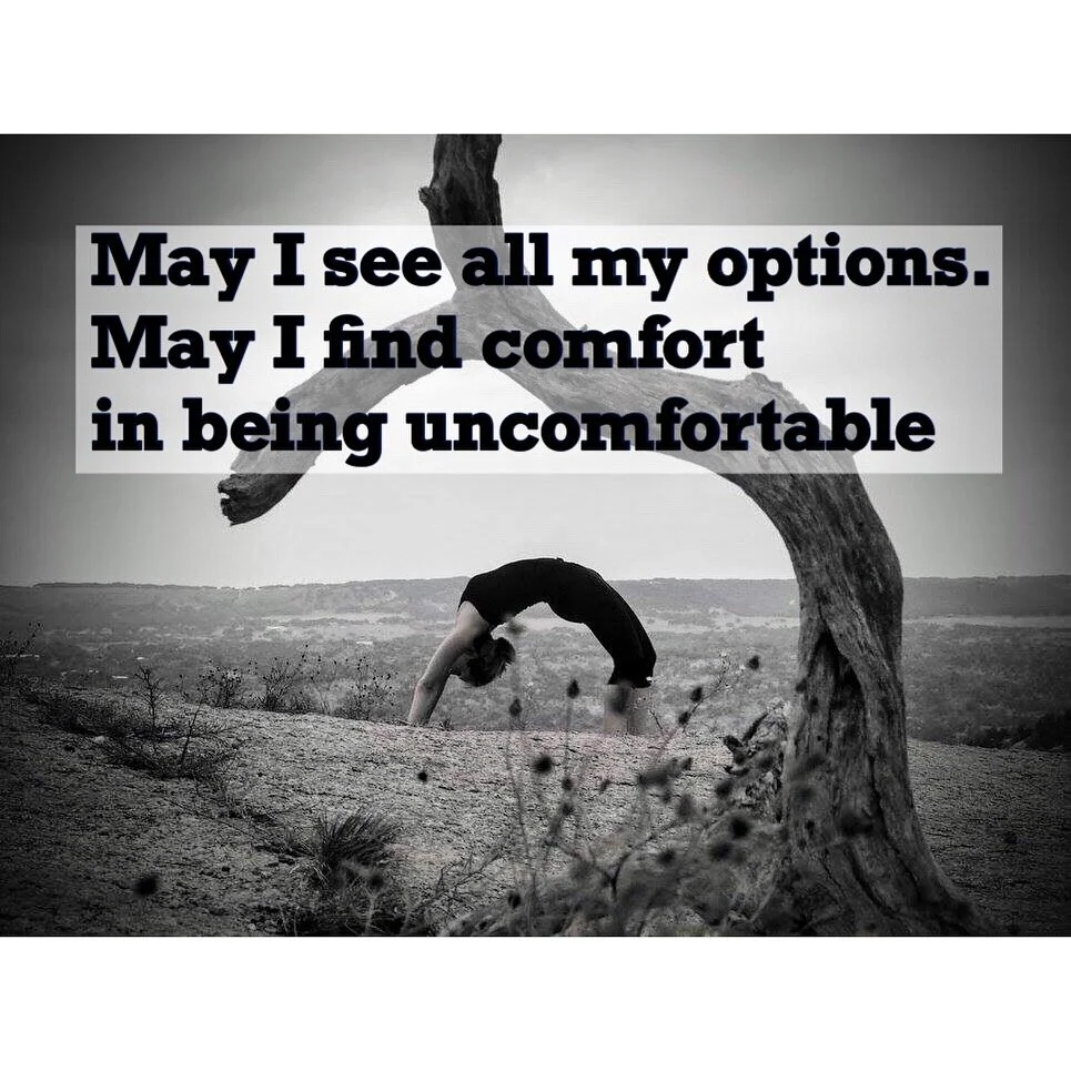 It's time to honor the space you're in...even if it feels uncomfortable