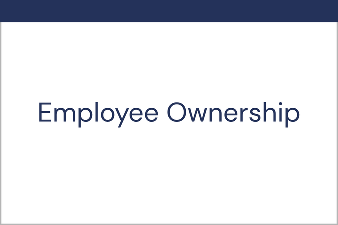  Zevin is 100% employee-owned. Our ownership structure gives employees across the firm an opportunity to participate in the company's success. 