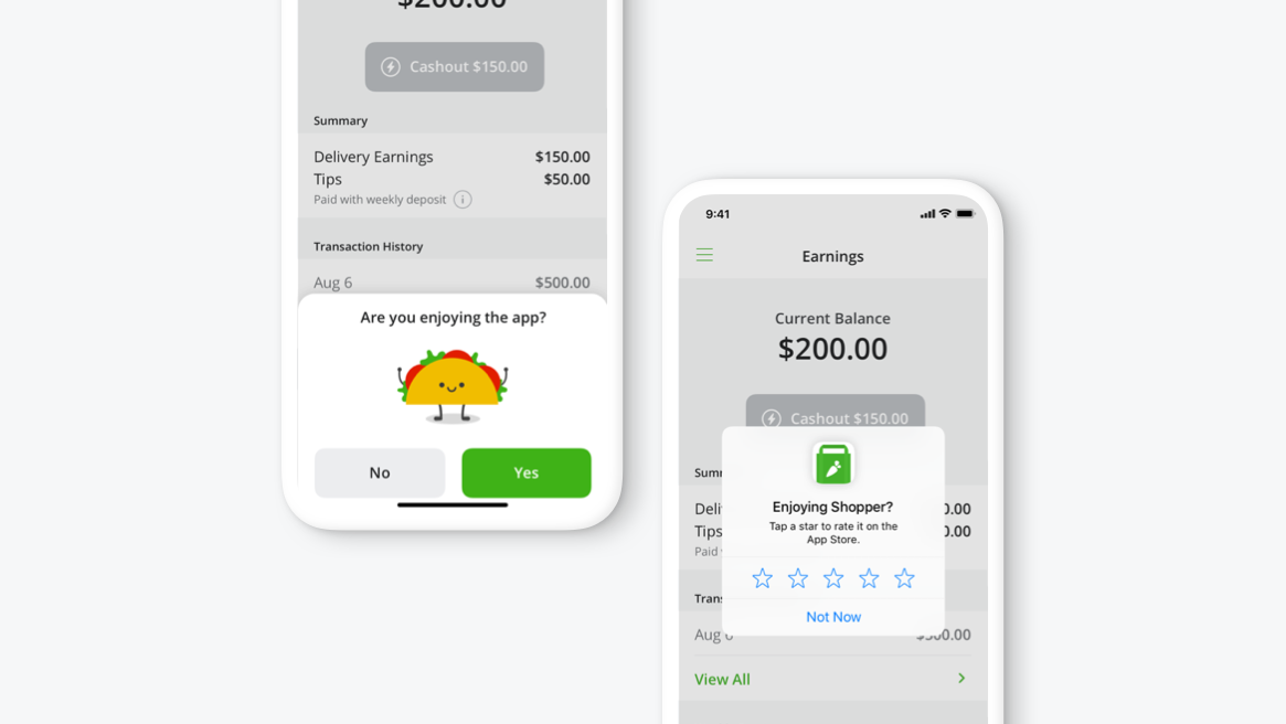 Shopper Onboarding Chunbuns