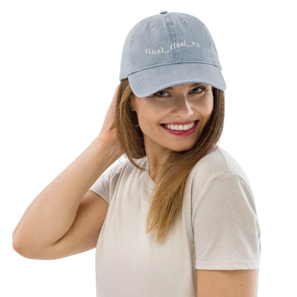 Final Final v2 Denim Cap — Chunbuns