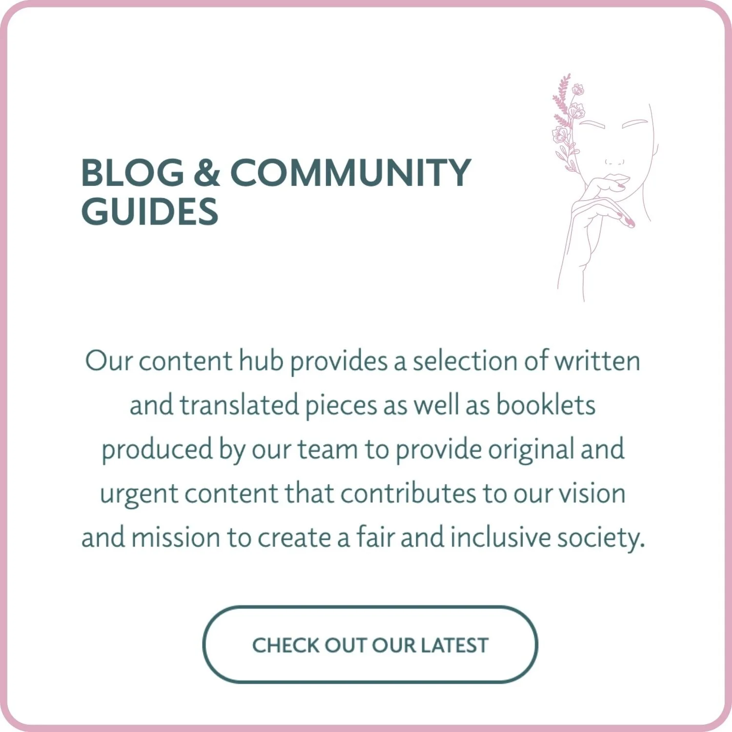 Blog &amp; Community Guidelines - Our Content hub provides a selection of written and translated pieces as well as booklets produced by our team to provide original and urgent content that contributes to our vision and mission to create a fair and i…