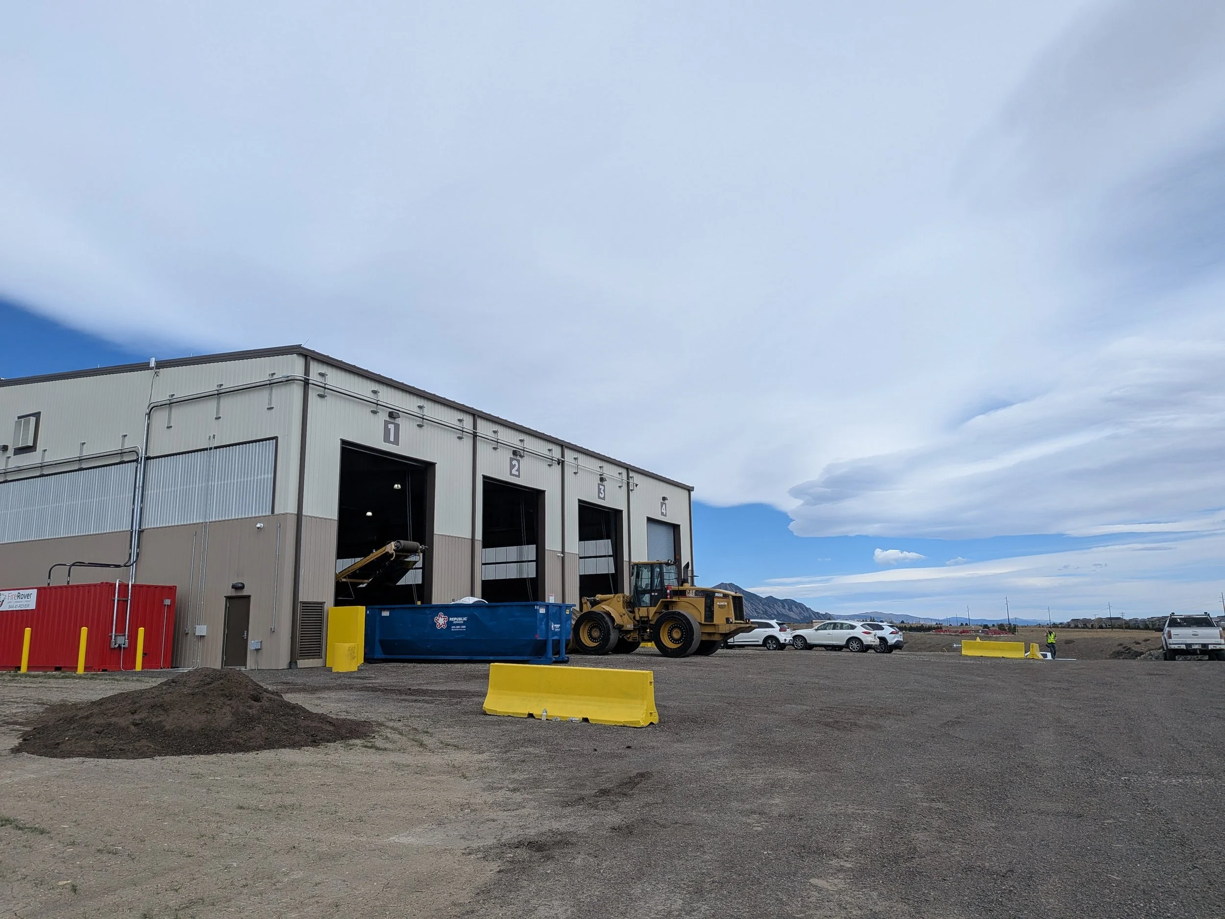 A metal building, $2.5M (?) with laser heat sensor fire suppression system