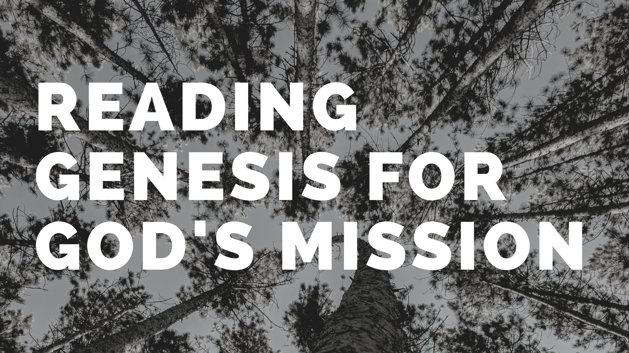 Reading Genesis for God's Mission — The Sabbath Life