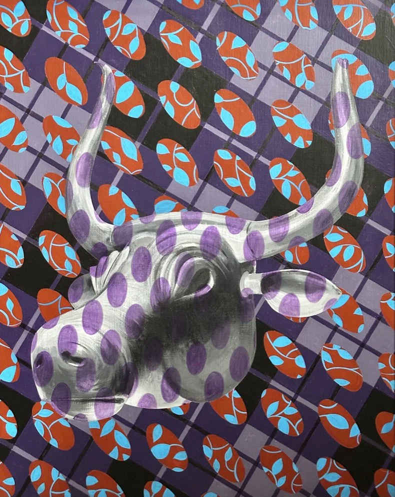 Bull's Head, 30.5" x 24", 2026.