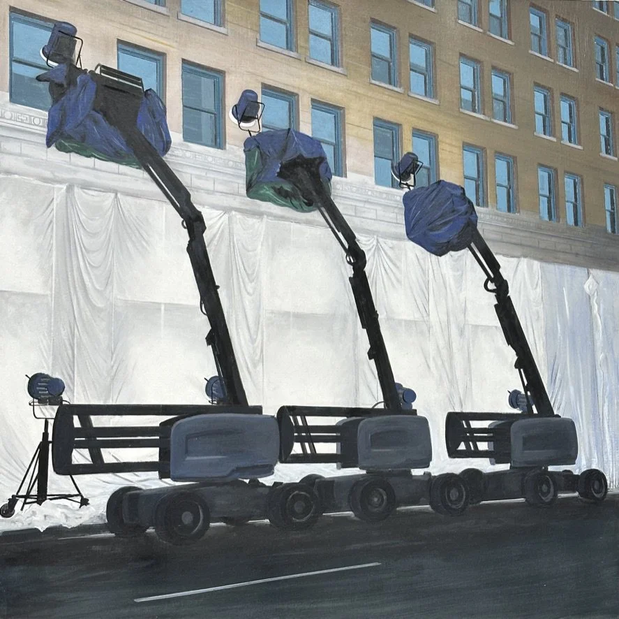 The Making of Phantom Fables, 24" x 24', 2025.