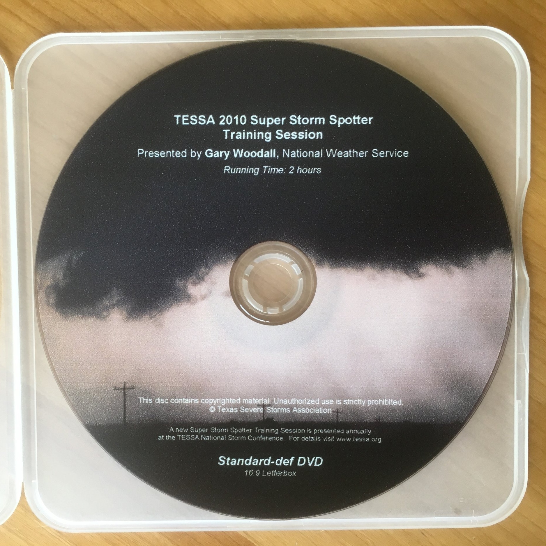TESSA 2010 Super Storm Spotter Training Session DVD