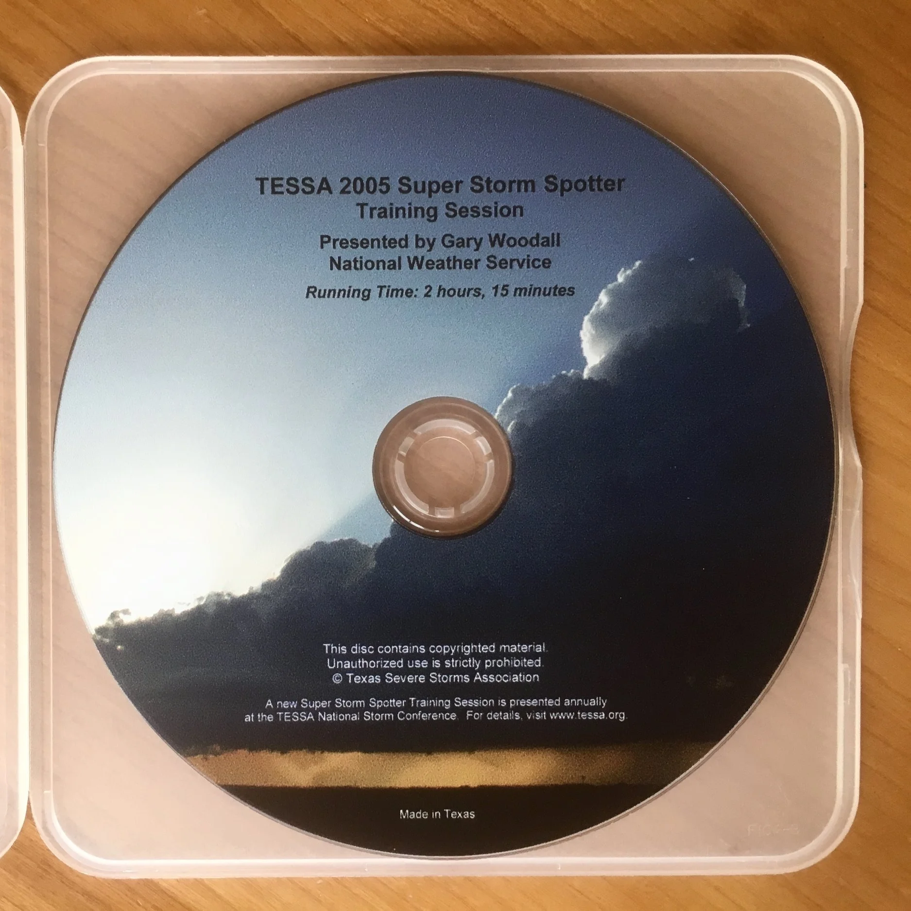 TESSA 2005 Super Storm Spotter Training Session DVD