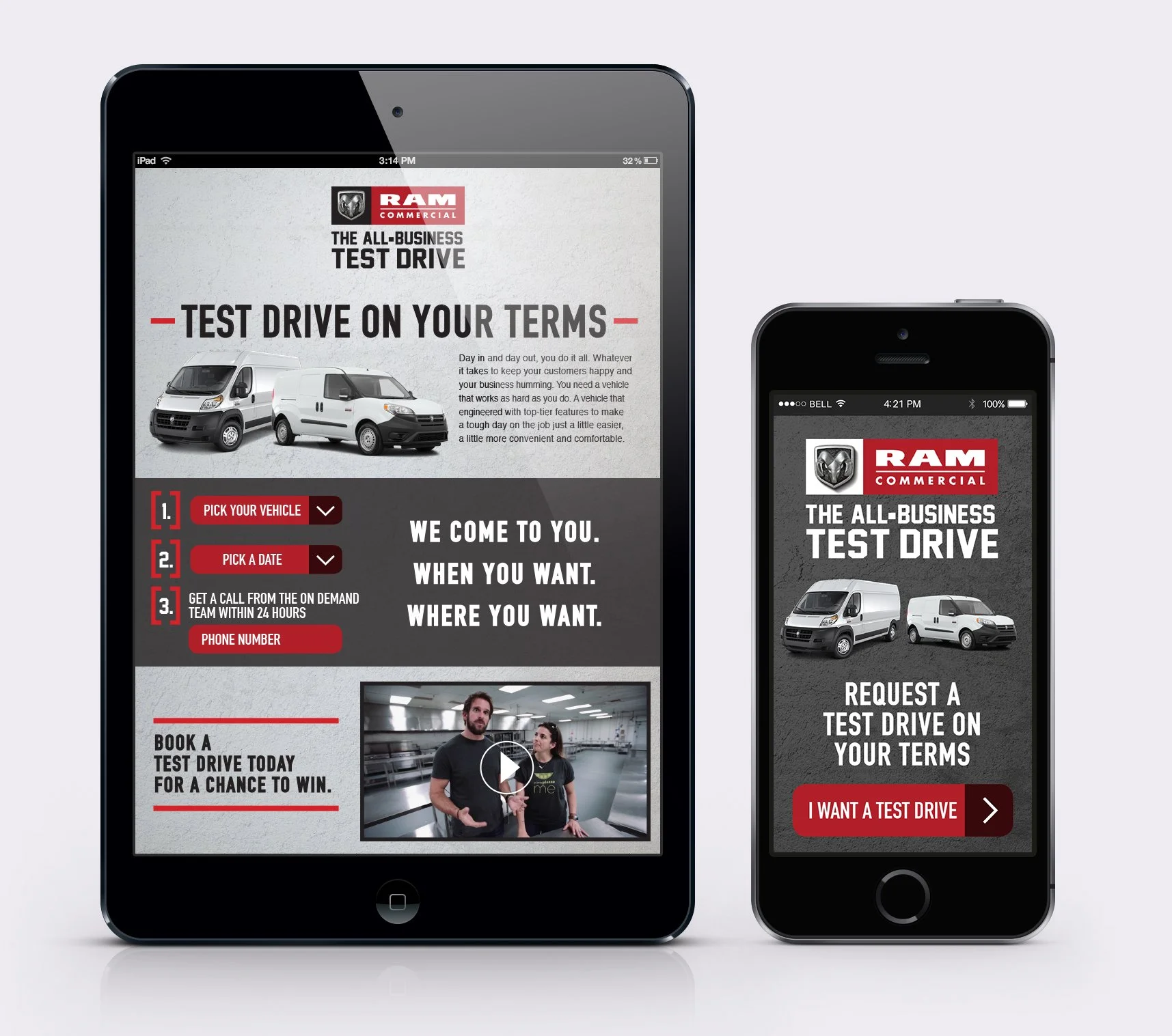 Landing page