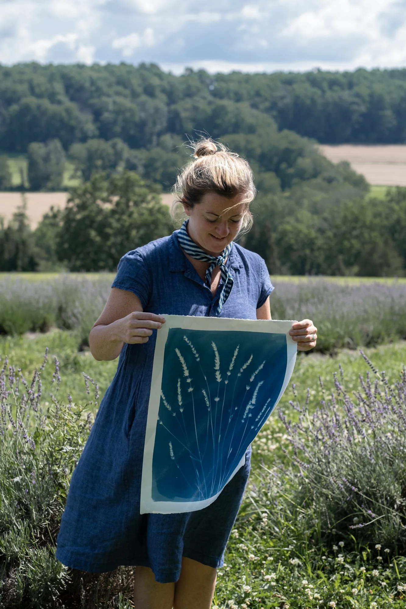 6/20 Lavender Cyanotype Workshop