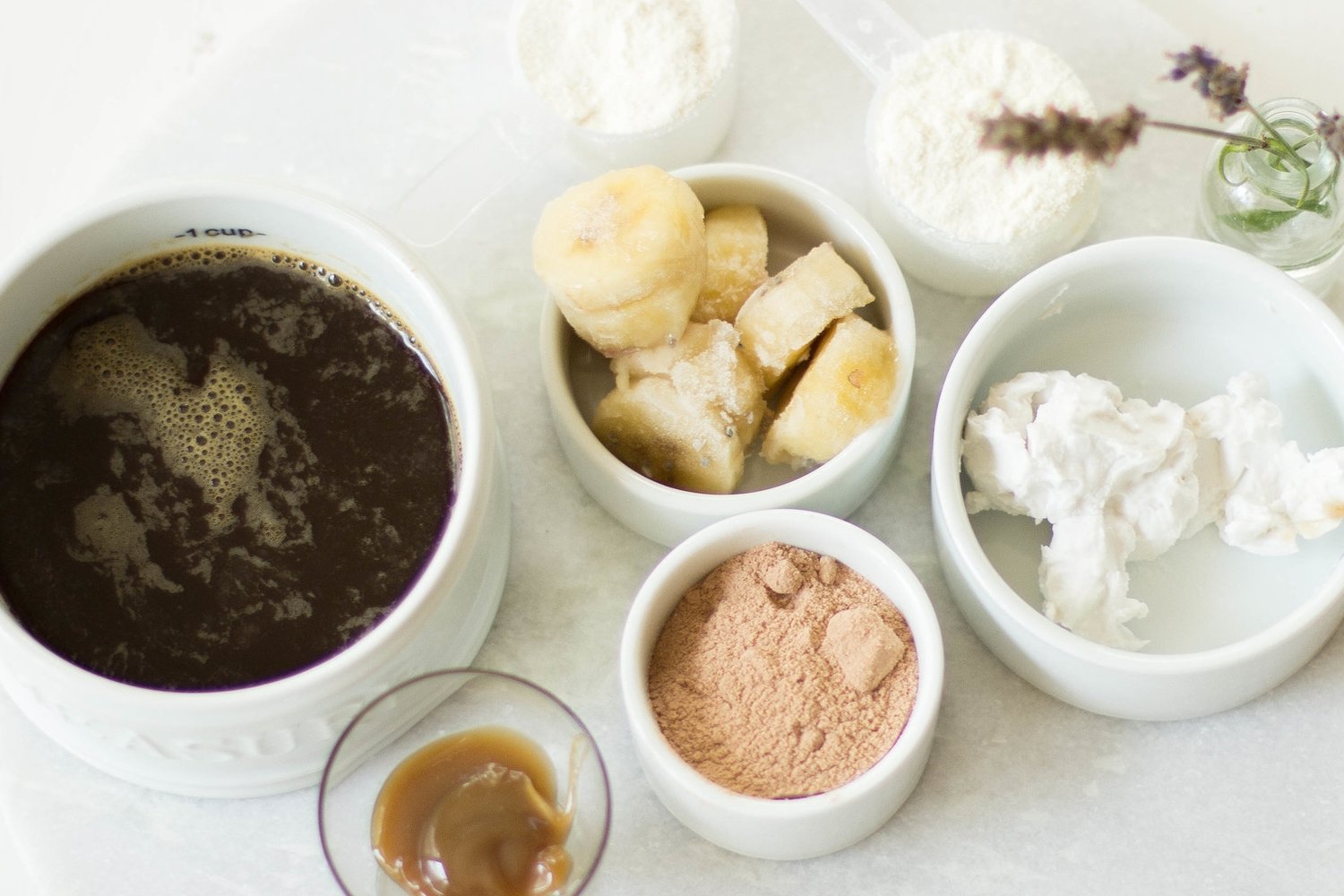 Vanilla Protein Cocoa Coffee Shake