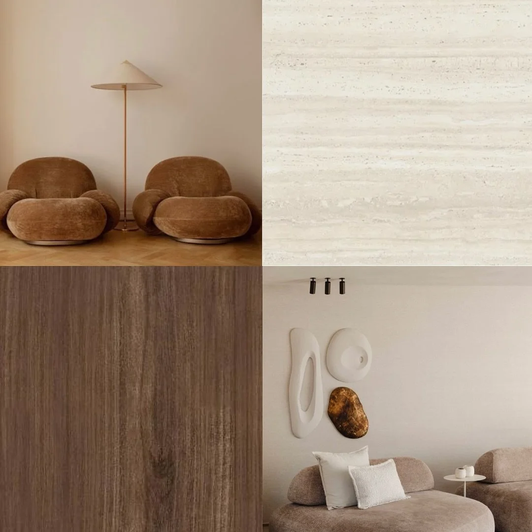 Luxury interior design is never about how much you spend &mdash; it&rsquo;s about how balanced it feels.

Travertine, bronze, and sculptural furniture create that modern organic harmony I always aim for: calm, warm, and quietly confident.

Every text