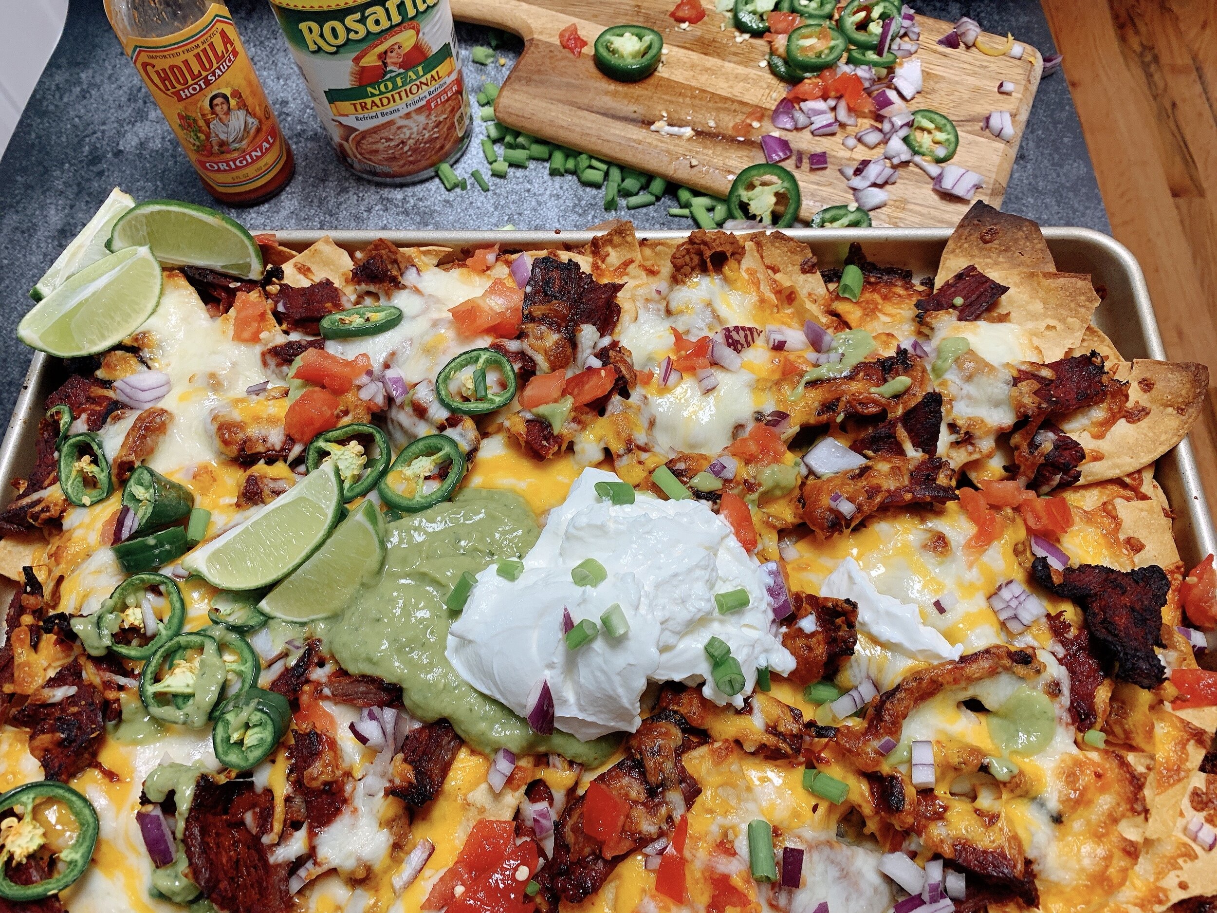 Beef Fajita Nachos