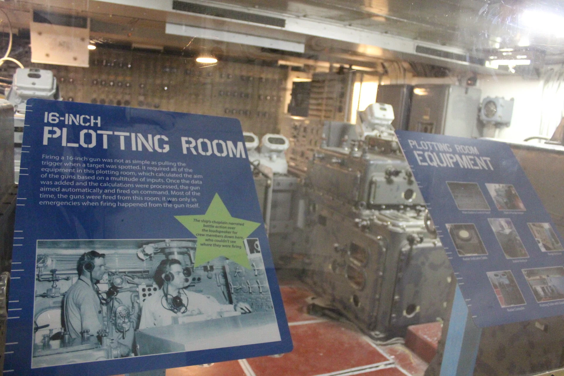 Plotting Room Info Panels