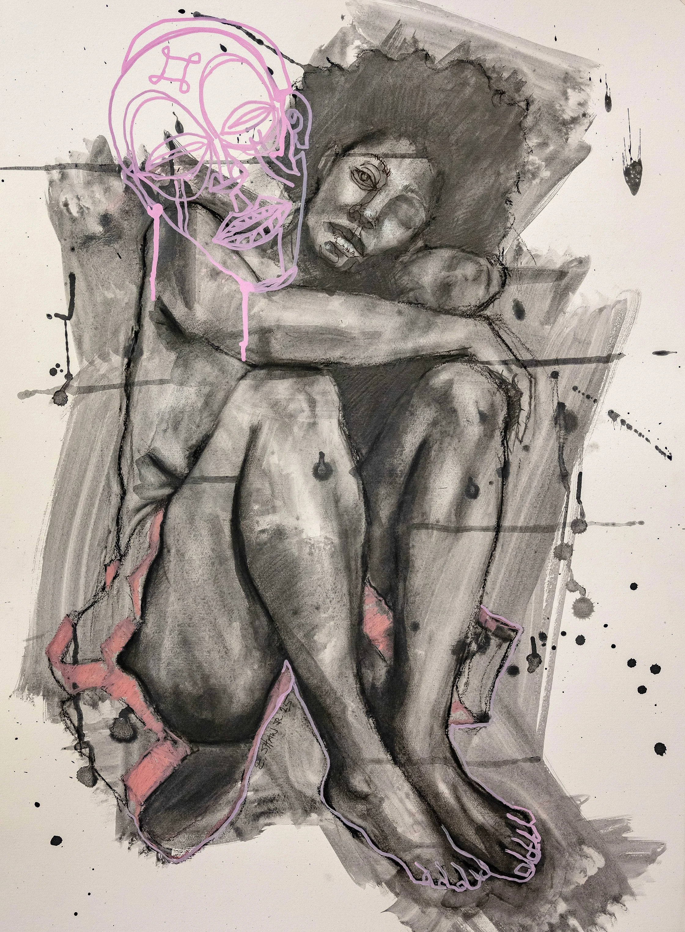Untitled
22.5"x30"
Graphite
2025