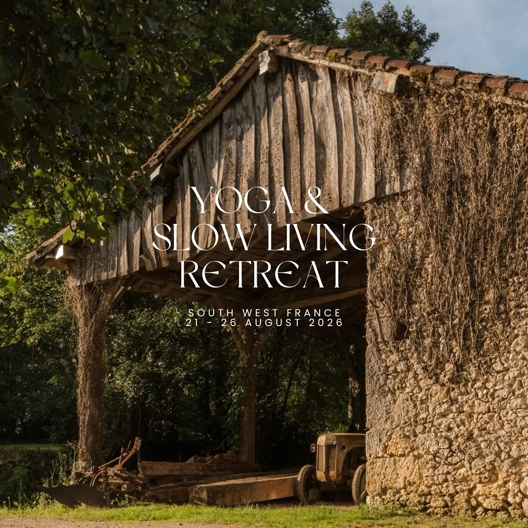 Yoga &amp; Slow Living Retreat in South West France 🤍

I am so excited to share this with you! 

A 5 night retreat in the gorgeous French countryside for you to step away and embrace a slower pace. Now available to book. 

Think countryside walks, r