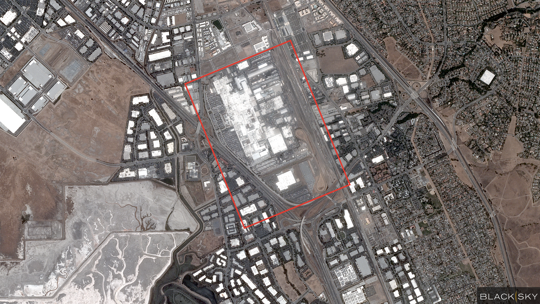 Tesla manufacturing facility in Fremont, California