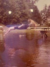 Swimming at Glenroy Pond (now Kenmure)