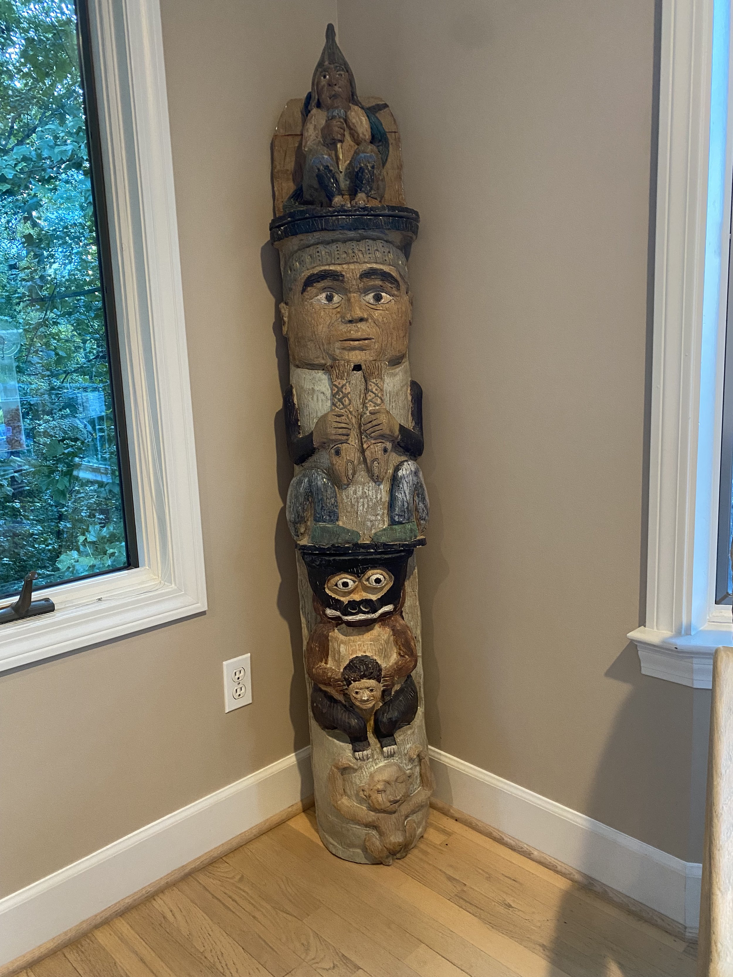 Ceramic Totem Pole by Gamil Arida