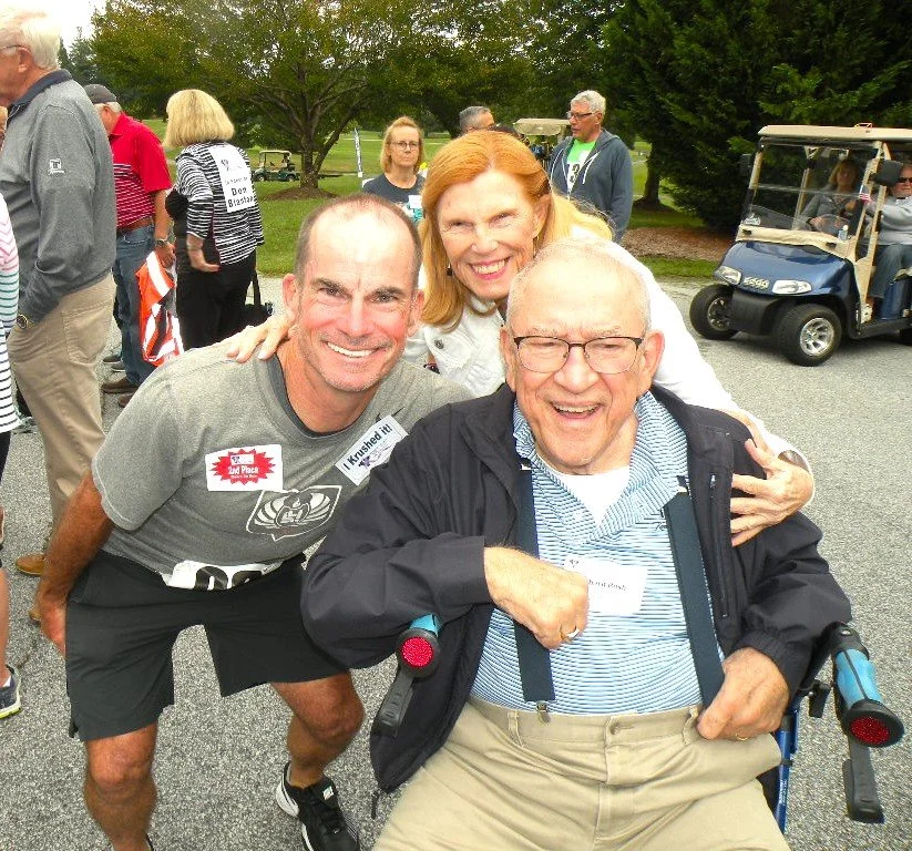 Susan with her son and Richard