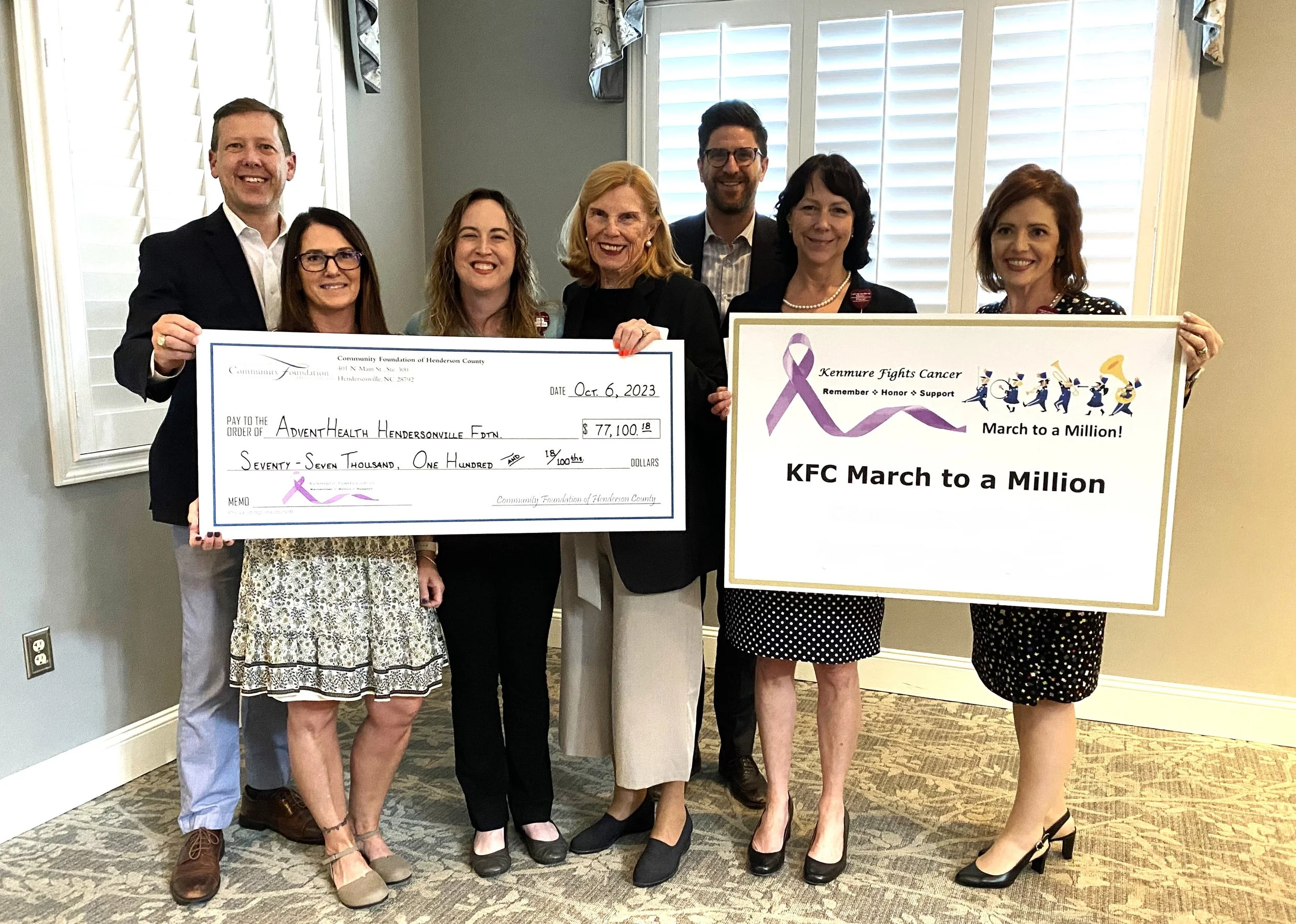 Check Presentation to AdventHealth.JPG